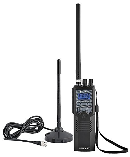 Cobra Electronics HHRT50 Citizens Band 2-Way Handheld CB Radio with Magnet Mount Antenna, Black