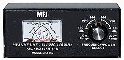 MFJ-862 MFJ862 Original MFJ Enterprises SWR meter, 144/220/440MHz, 30/300W