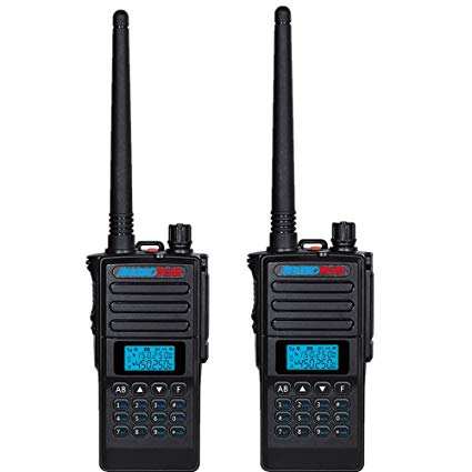 RADIOPLUS UV-8000 5W Dual Band Two Way Radio Dual Display Dual Standby Amateur Radio(Pack of 2)