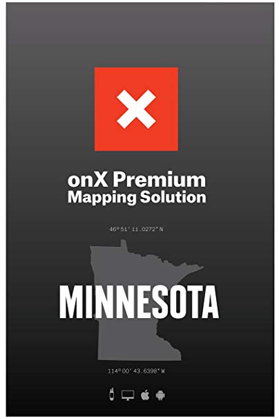 onX HUNT Minnesota: Digital Hunting Map For Garmin GPS + Premium Membership For Smartphone and Computer - Color Coded Land Ownership - 24k Topo - Hunting Specific Data