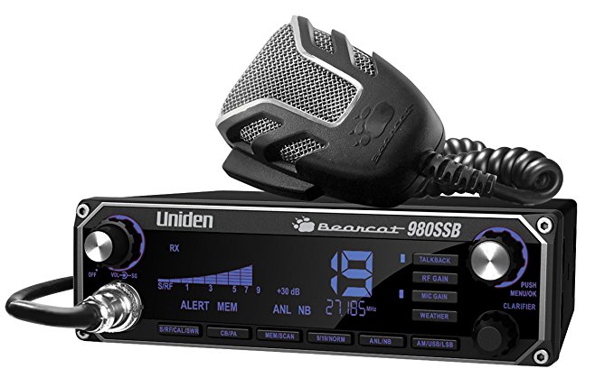 Uniden BEARCAT CB Radio With Sideband And WeatherBand (980SSB)