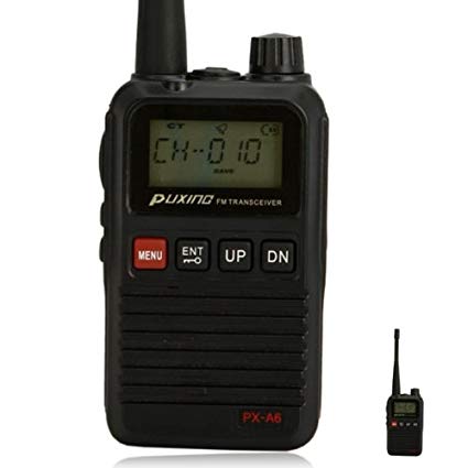 0.5W Mini Digital Radio Walkie Talkie Talkabout PX-A6 Black