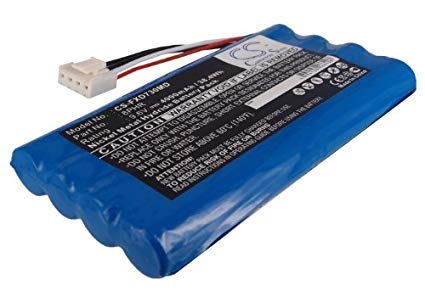 Battery Fukuda FX-7302, Cardimax FX-7302, CardiMax FCP-7101, FX-7202, Ni-MH, 4000 mAh