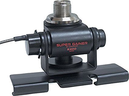 Diamond K400C Trunk/Hatchback Mount With 2-Axis Adjustment, UHF Base and 6 Foot Coax