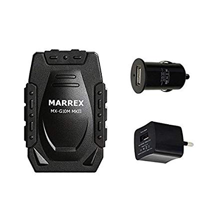 MARREX MX-G10M MKII GPS Receiver/Logger - Bundle with Travel Charger and Car Charger- for DSRL Canon 1DX, 1DC, 5DMark III, 6D, 7D, 70D, 100D, 650D, 700D, 750D, 760D, 1200D, EOS M, EOS M2