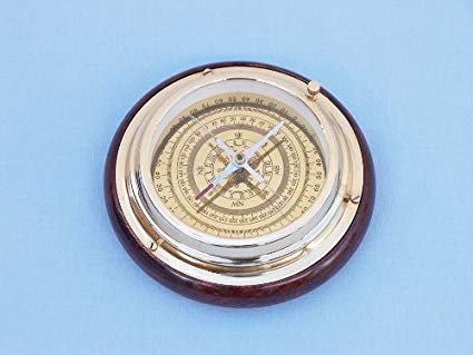 Brass Directional Desktop Compass 6