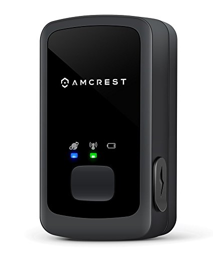 Amcrest AM-GL300 V3 Portable Mini Real-Time GPS Tracker for Vehicles, Cars, Kids, Persons, Assets - Hidden Tracking Device with Unlimited Text/Email Alerts, Geo-Fencing, 10-14 Day Battery, No Contract