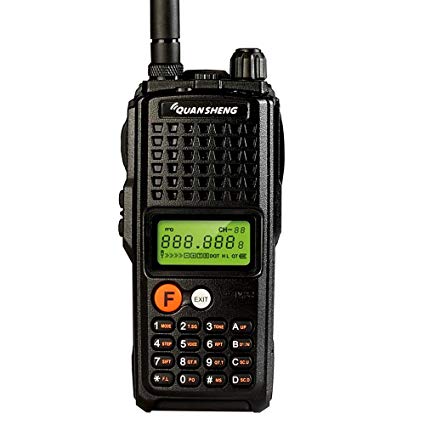 Quansheng K10AT 10-Watt Rechargeable Two-way Radios Long Range Walkie Talkies (400-470MHz UHF) Ham Amateur Radio with 4000mAh Large Battery