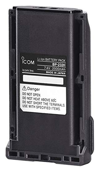 Icom BP232H battery for F33G F43G F43TR F14 F24 F3021 F4021 F3161 F4161 F3011 F4011