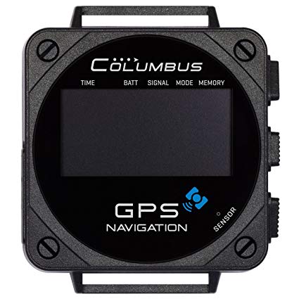 Columbus V-1000 GPS Data Logger + Barometric Pressure, Altitude, Speed & Temperature Data Logger (Barometric Sensor, Temperature Sensor, POI Navigation, GPS time, Windows, MacOS and Linux Compatible)