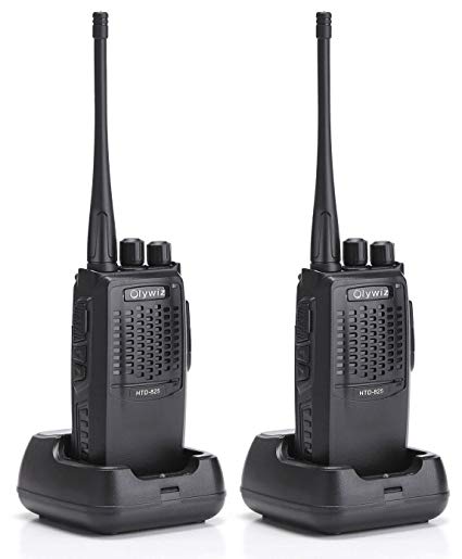 Olywiz HTD825 Long Range Walkie Talkie 2W Handheld GMRS two way radio 16-Channel 2 PACK