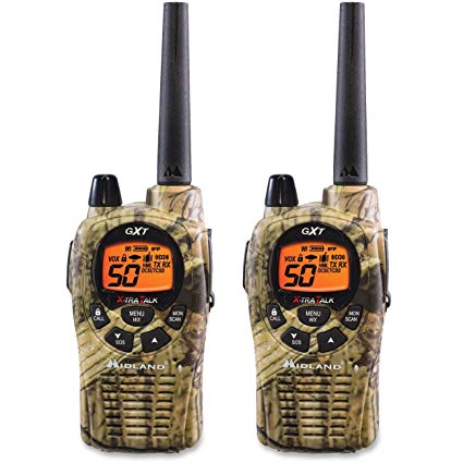 Midland Radio - Midland GXT1050VP4 50 Channel GMRS/FRS Radio - Camo Waterproof