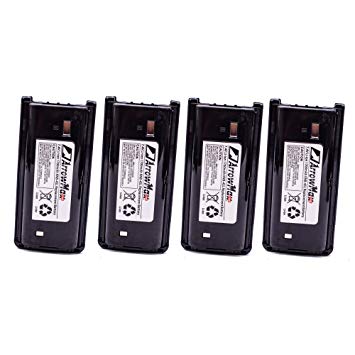 4 Pack Maxtop AKCL0045-1700-D KNB-45L KNB-45 Li-ion Battery for Kenwood TK-2200L/3200L TK-2207...