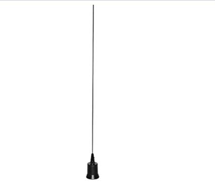 Larsen 144-174 MHz Base-Loaded VHF Mobile Antenna with Hard Mount Kit (17' RG-58 with NMO connector)