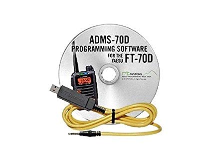 RT Systems Programming Software and USB-57B cable for the Yaesu FT-70D Dual Band Digital HT