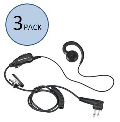 Motorola HKLN4604 C-Shaped Earpiece (3 Pack)