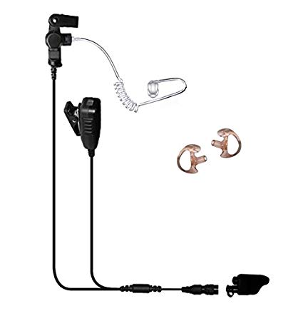 Tactical Ear Gadgets Cougar 2-Wire Surveillance Earpiece EP4028QR with Quick Release for Harris P5300, P5400, P5500, P7300, XG15, XG25, XG75