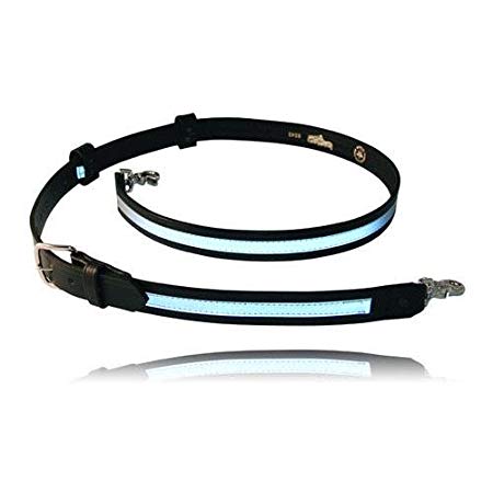 Boston Leather Reflective Firefighter's Radio Strap / Belt