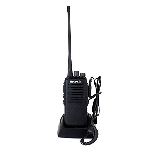 Retevis RT1 2 Way Radio 10W VHF 136-174 MHz 16CH Scan VOX Scrambler 1750Hz tone Walkie Talkies Handheld Transceiver Ham Amateur Radio with Earpiece (Black)