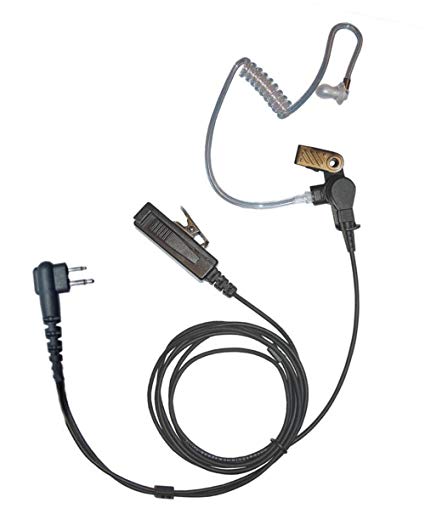 Klein Electronics Director-M1 Director 2-wire Surveillance Earpiece Kit, For use with Motorola/Blackbox+ Series and Bantam M1/HYT/Relm/TEKK Radios, TRUE noise reduction microphone