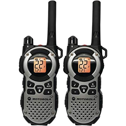 35-mile Talkabout Water Resistant Silver Two-Way Radio Pair