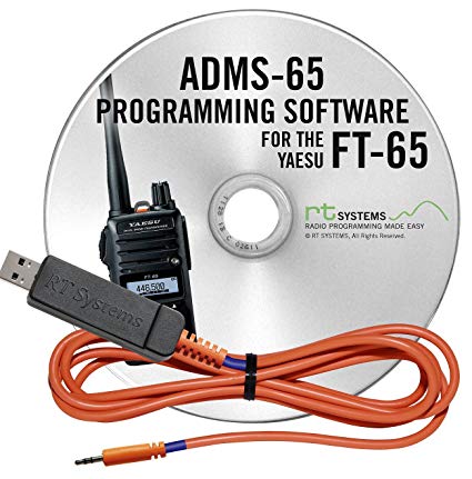 RT Systems Programming Software and USB-55 cable for Yaesu FT-65 Dual Band HT