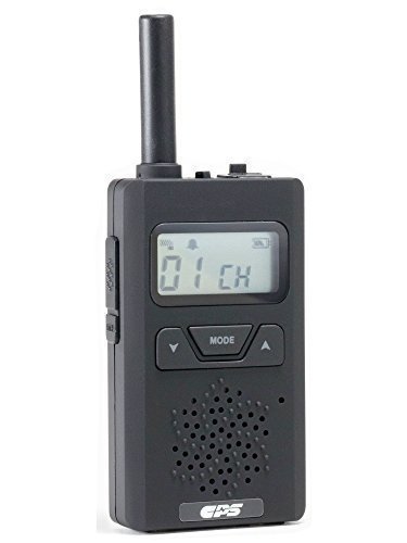 CPS CP183 Tiny and Slim Walkie Talkie FRS/GMRS Two-Way Radio (Black) (1 Piece)