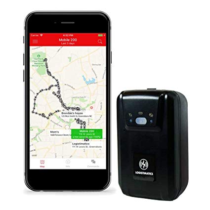 Logistimatics Mobile-200 Real Time Personal and Vehicle GPS Tracker With Live Audio Monitoring