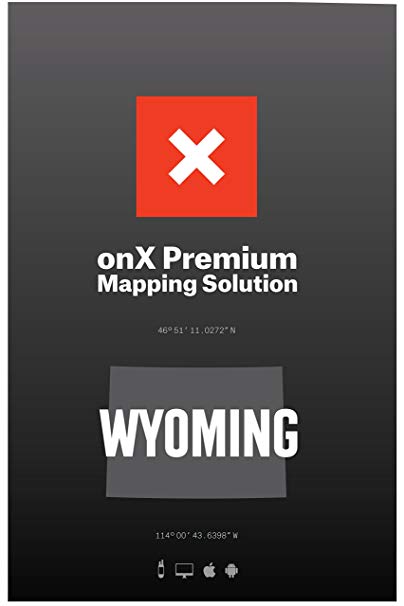 onX HUNT Wyoming: Digital Hunting Map For Garmin GPS + Premium Membership For Smartphone and Computer - Color Coded Land Ownership - 24k Topo - Hunting Specific Data